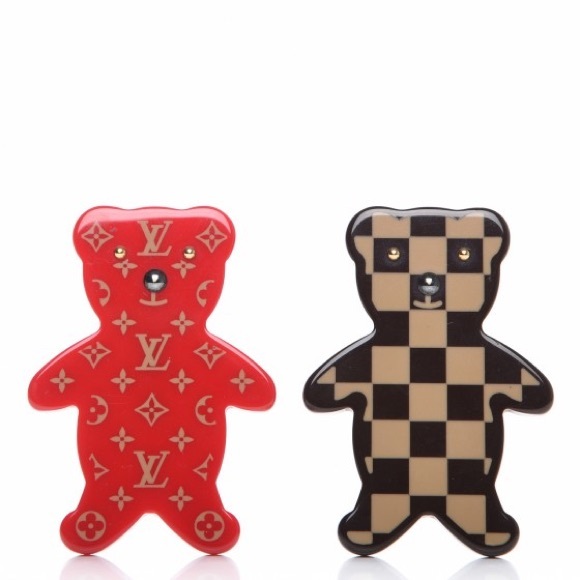 LV TEDDY PIN BROOCH SET - Picture 3 of 4